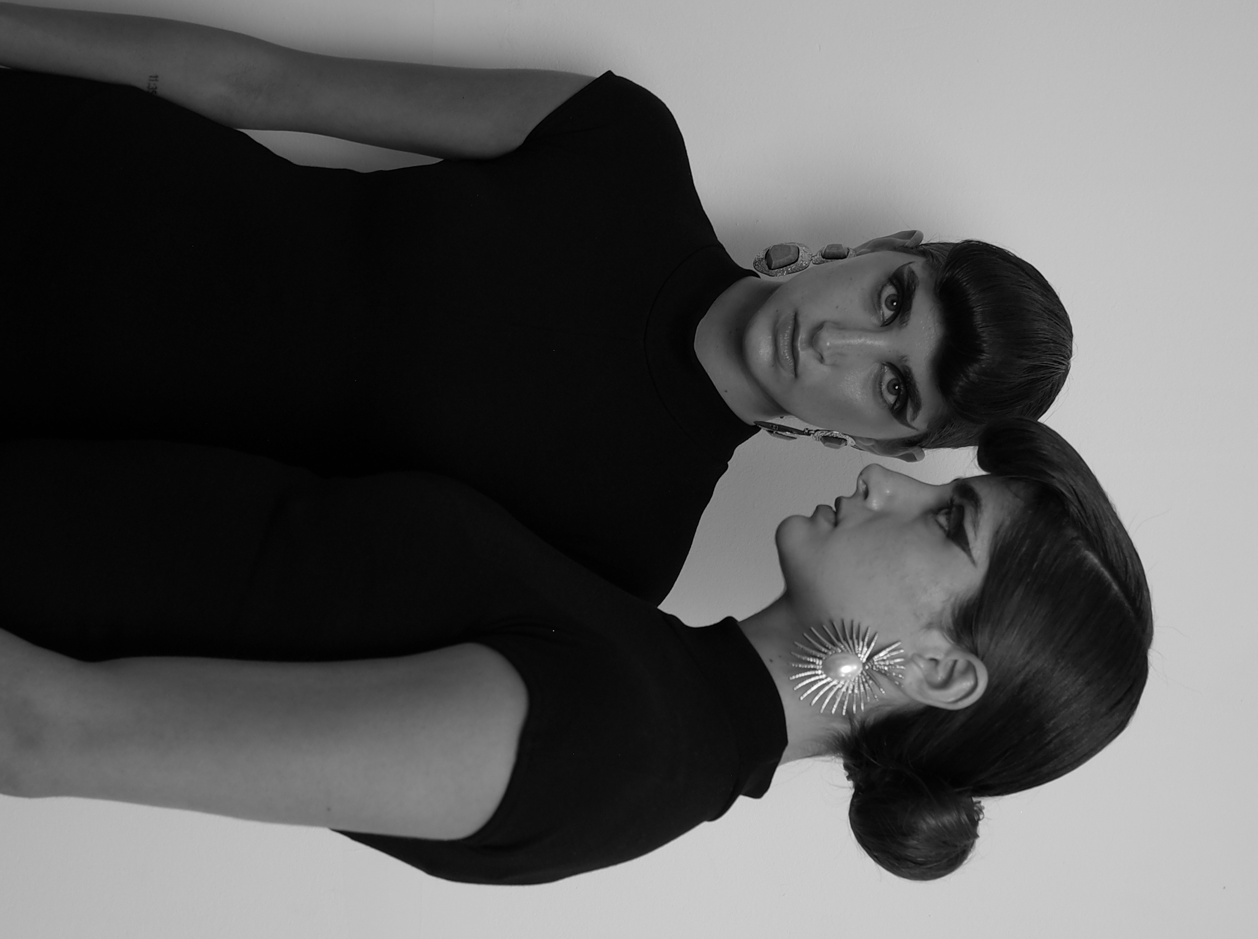 Fashion duo — B&W editorial