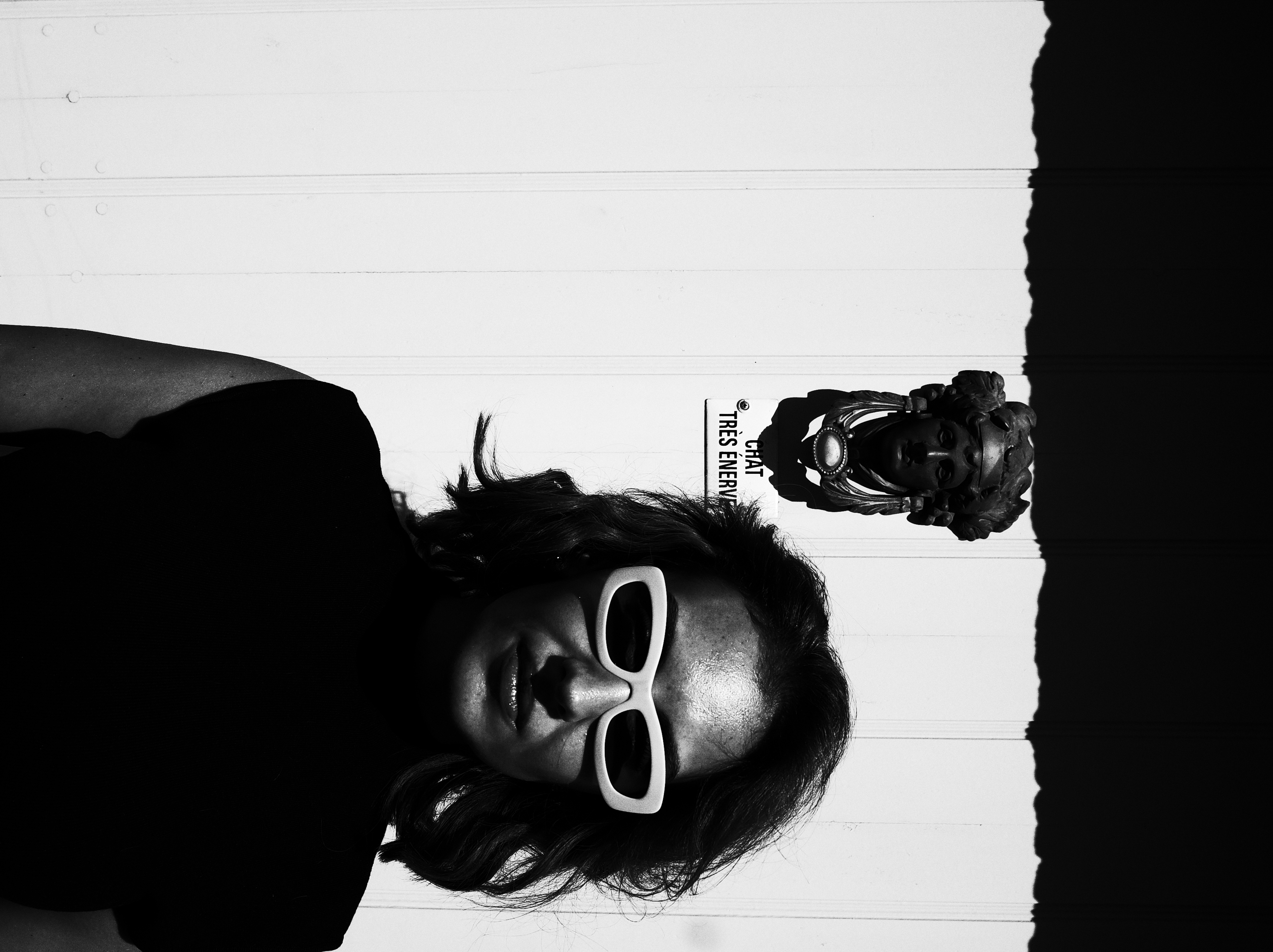 Street portrait — B&W